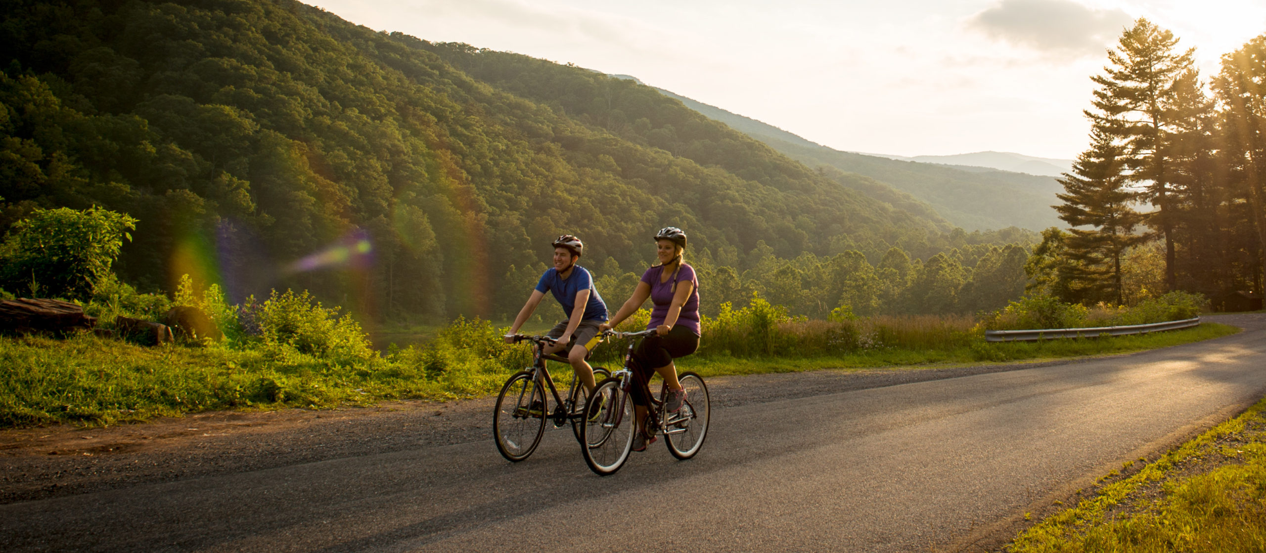 Stokesville Lodge Bicycling. Scott K. Brown Photography courtesy Virginia Tourism Corporation.