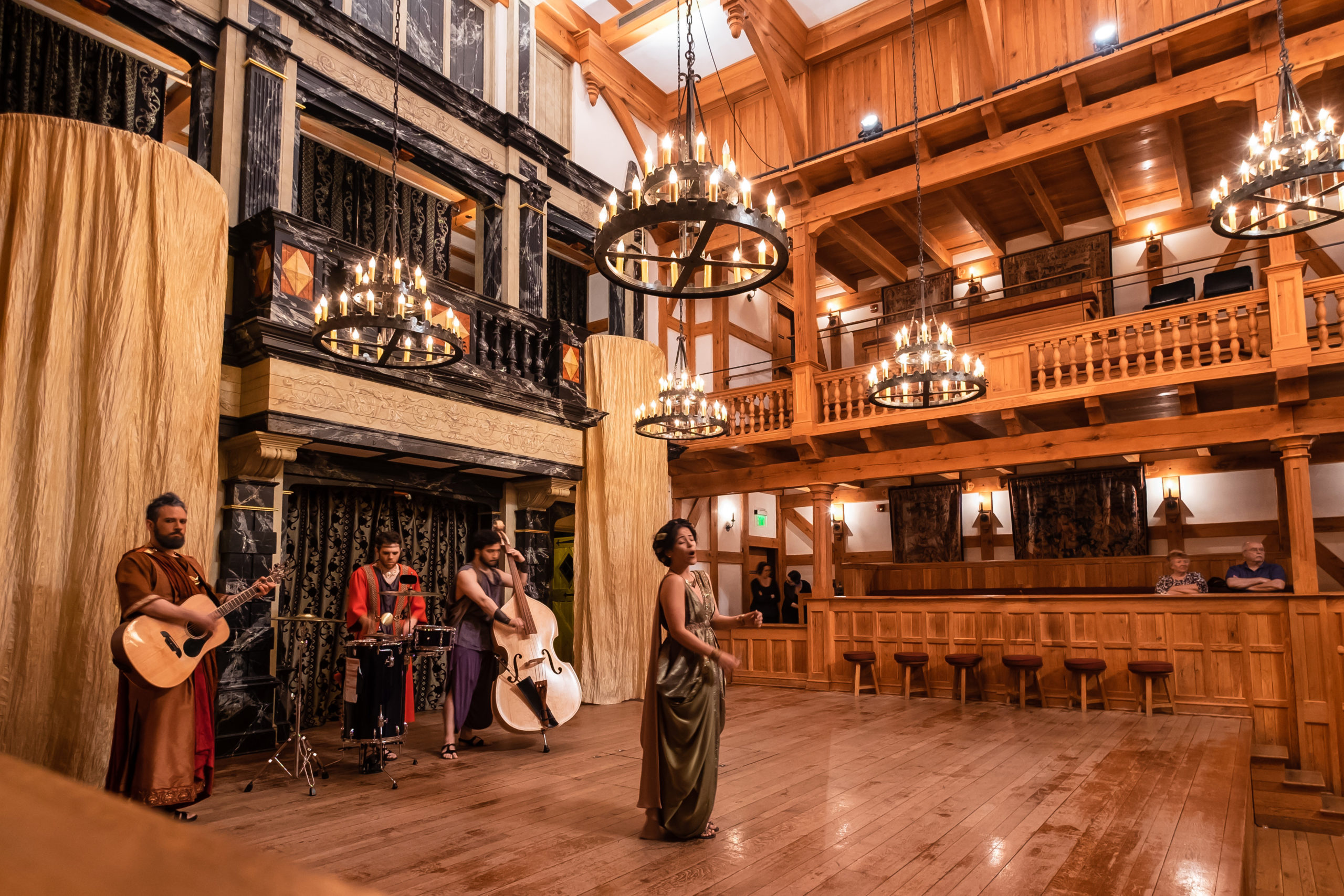 American Shakespeare Center Blackfriars Playhouse. Photo by Traveling Newlyweds @traveling_newlyweds and courtesy of Virginia Tourism Corporation