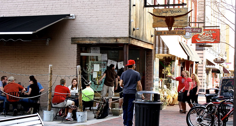 Jack Brown's Beer & Burger Joint. Photo by Elisabeth Bixby and courtesy of Harrisonburg Tourism.