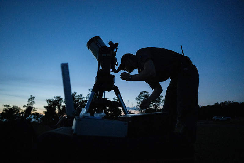 Exploring the night sky at Big Meadows, Shenandoah National Park NPS | Luca Pfeiffer