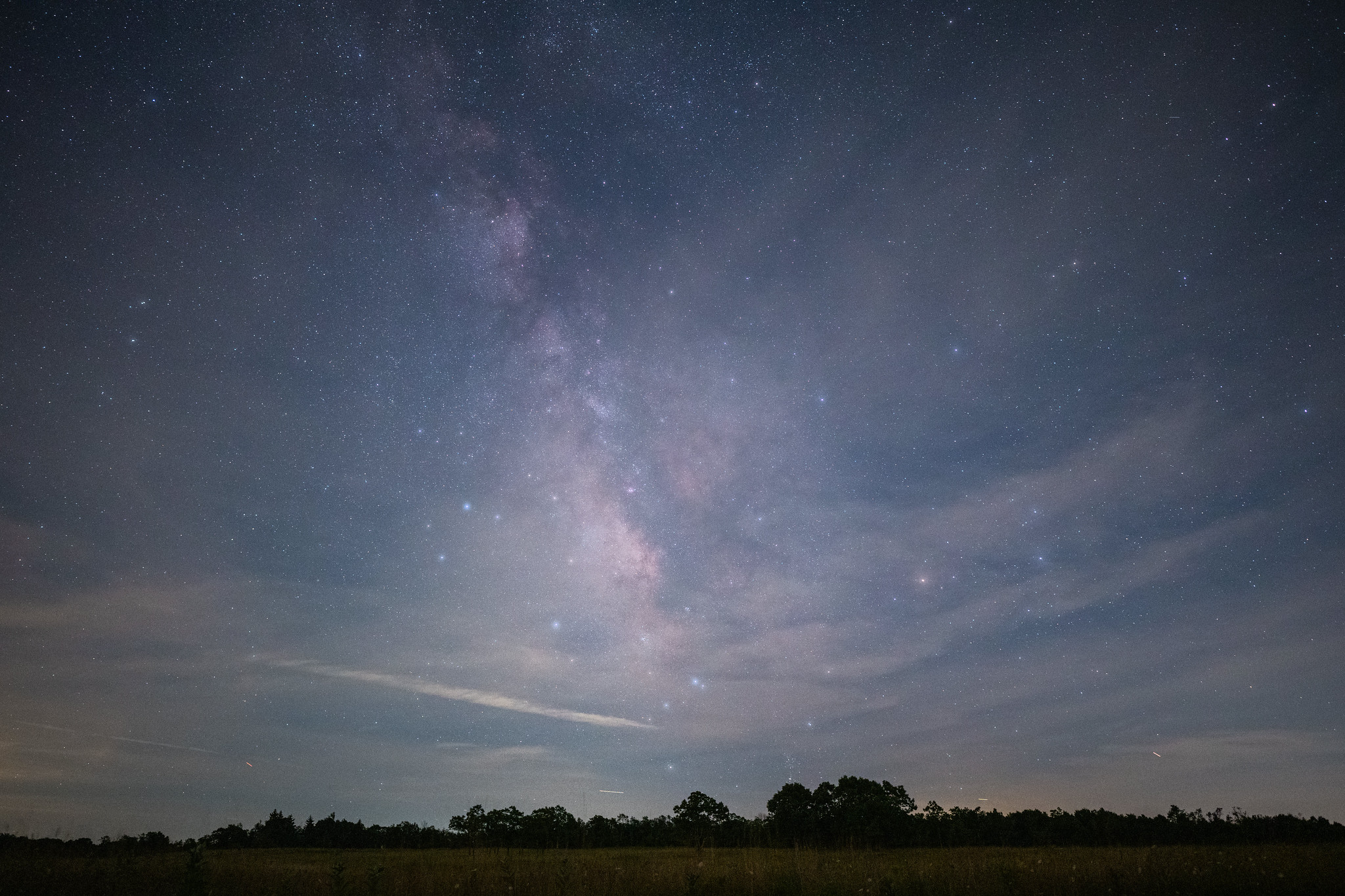 Stargazing in Big Meadows, Shenandoah National Park